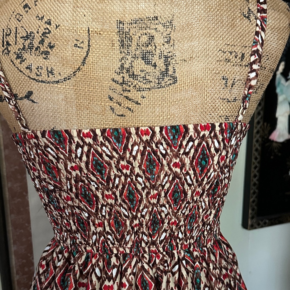 American Rag Strapless Dress with Geometric Pattern - Picture 4 of 6